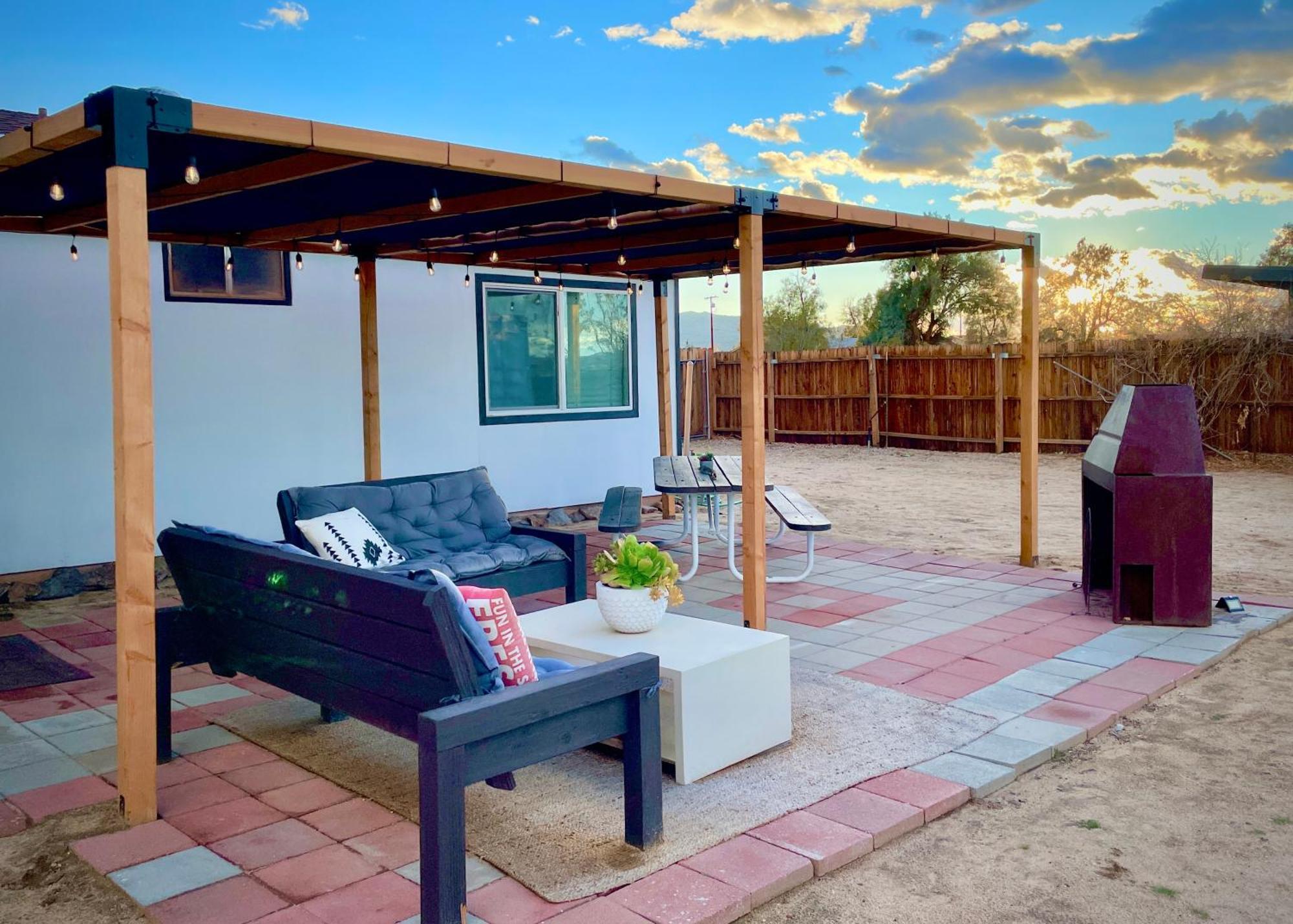 Twin Palms Desert Getaway - Jacuzzi, Fire Pit, Meditation Room & More Joshua Tree Ngoại thất bức ảnh