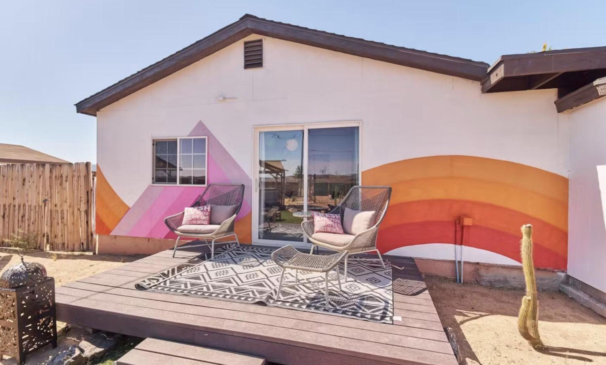 Twin Palms Desert Getaway - Jacuzzi, Fire Pit, Meditation Room & More Joshua Tree Ngoại thất bức ảnh