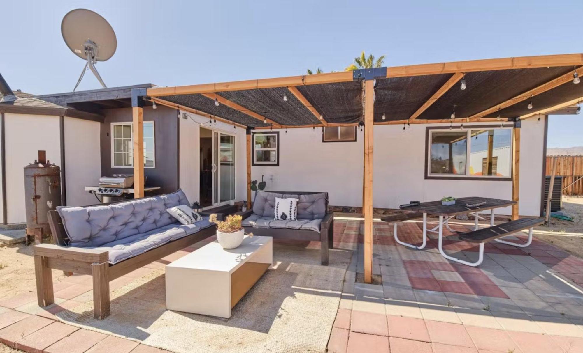 Twin Palms Desert Getaway - Jacuzzi, Fire Pit, Meditation Room & More Joshua Tree Ngoại thất bức ảnh