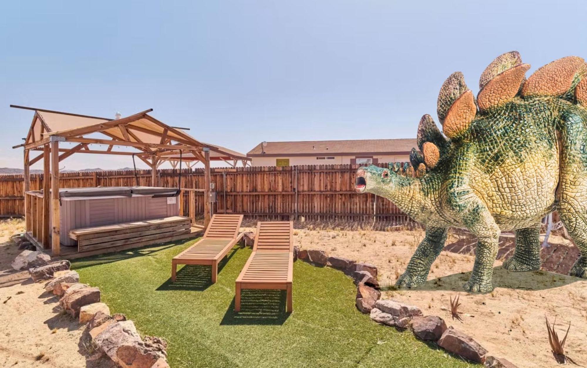 Twin Palms Desert Getaway - Jacuzzi, Fire Pit, Meditation Room & More Joshua Tree Ngoại thất bức ảnh