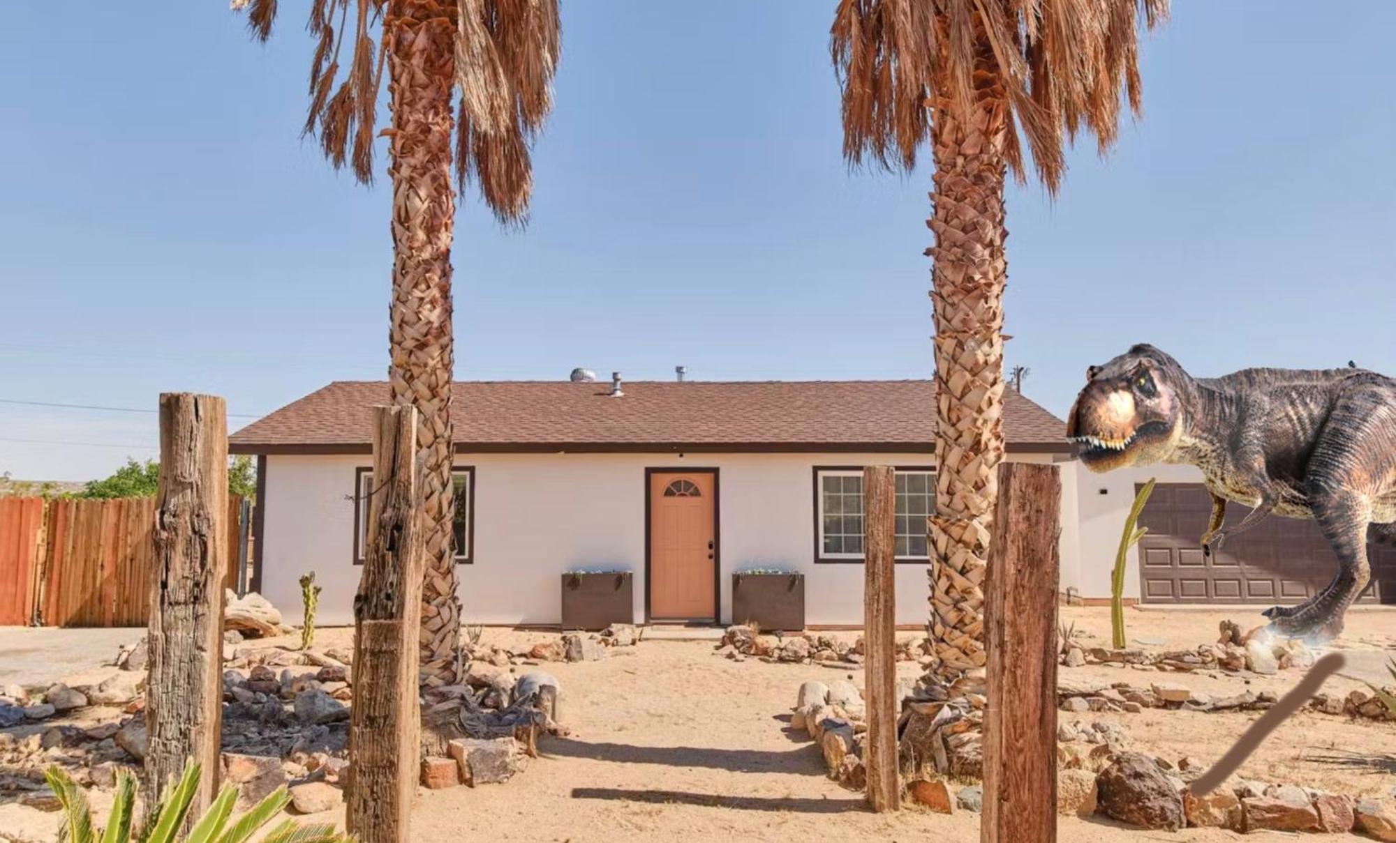 Twin Palms Desert Getaway - Jacuzzi, Fire Pit, Meditation Room & More Joshua Tree Ngoại thất bức ảnh